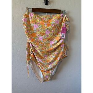 99 Degrees One-Piece Swimsuit | NWT | Sweetditsy Floral | Size‎ XXL